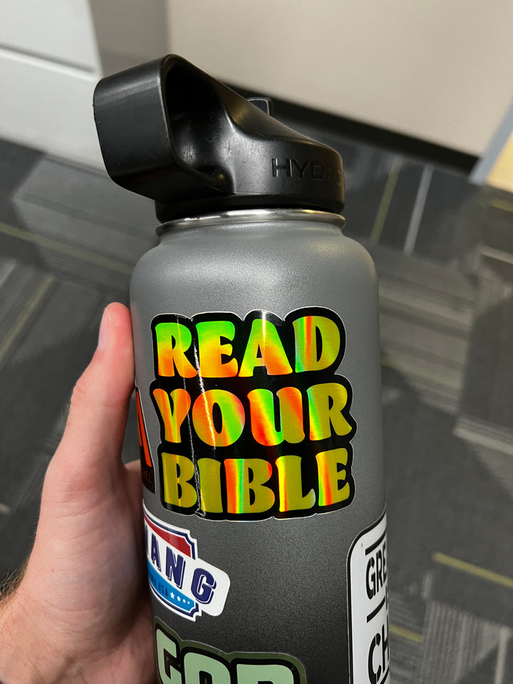 Read Your Bible Holographic Stickers