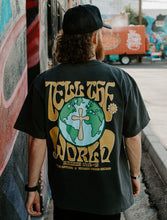 Load image into Gallery viewer, “Tell The World” Garment Dyed Tee - Storm (Without Walls Church Collab)
