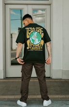 Load image into Gallery viewer, “Tell The World” Garment Dyed Tee - Moss (Without Walls Church Collab)
