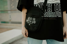 Load image into Gallery viewer, GOD IS WITH US Cross-Body Bag - Blackout
