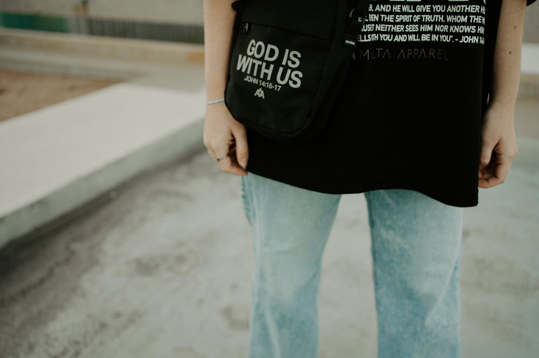 [PRE-ORDER - SHIPS NOVEMBER 3RD] - GOD IS WITH US Cross-Body Bag