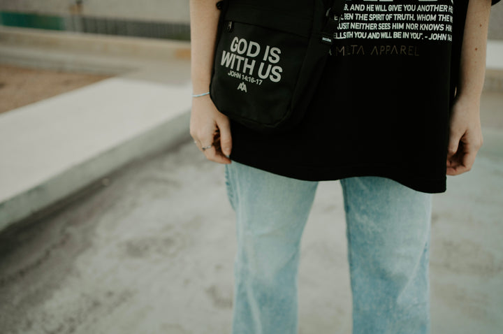 [PRE-ORDER - SHIPS NOVEMBER 3RD] - GOD IS WITH US Cross-Body Bag