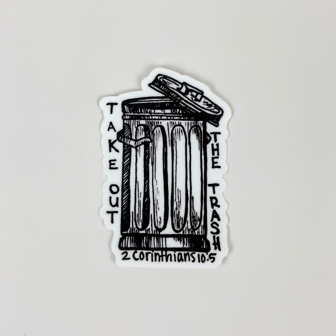 Take Out The Trash Hydroflask Sticker - Malta Apparel