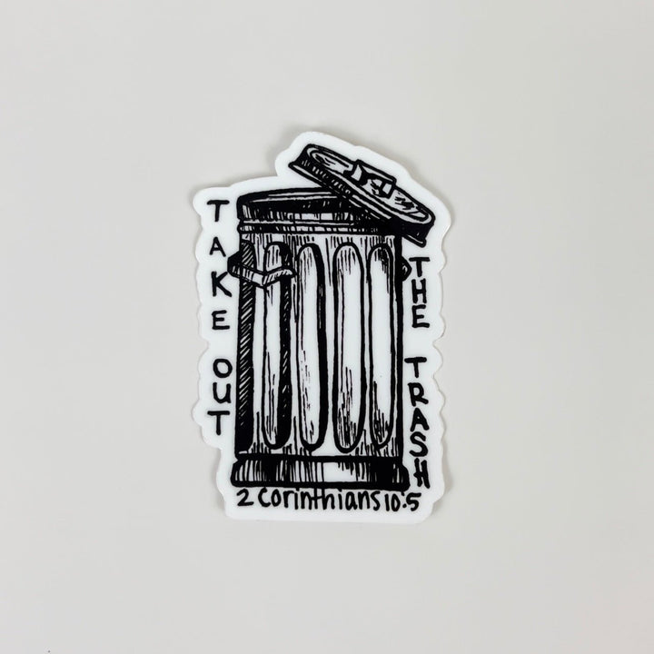 Take Out The Trash Hydroflask Sticker - Malta Apparel